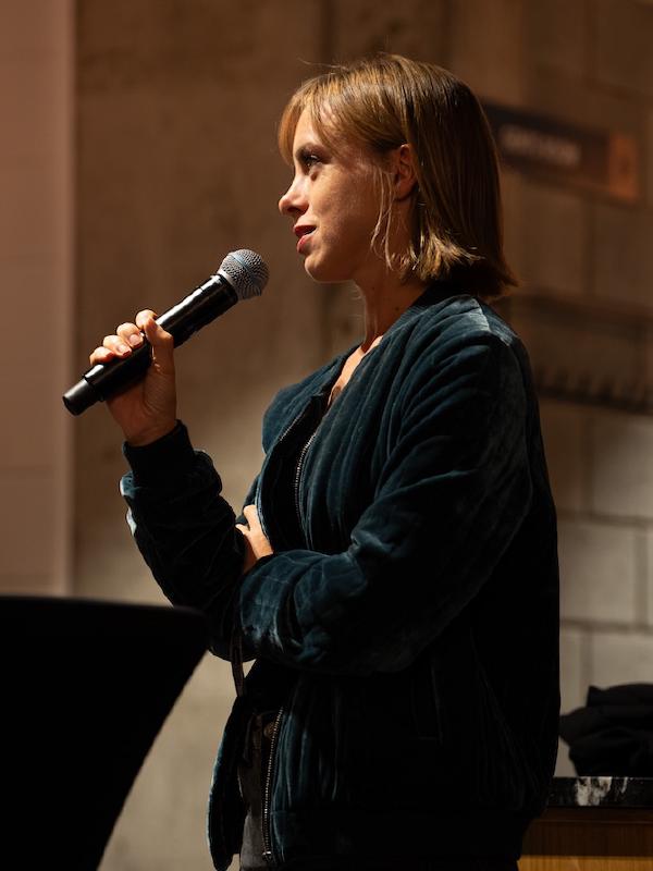 Anna Szylar speaking at Digital Cultures 2024