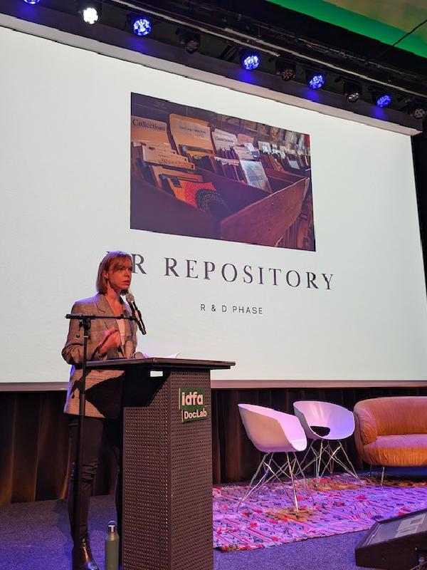 Conceptual visualization of a VR archive